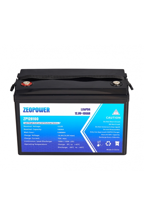 LiFePo4 battery 12.8V 100AH